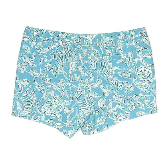 Lilly Pulitzer Size 8 Callahan Turquoise Oasis Outta Line - Picture 2 of 4